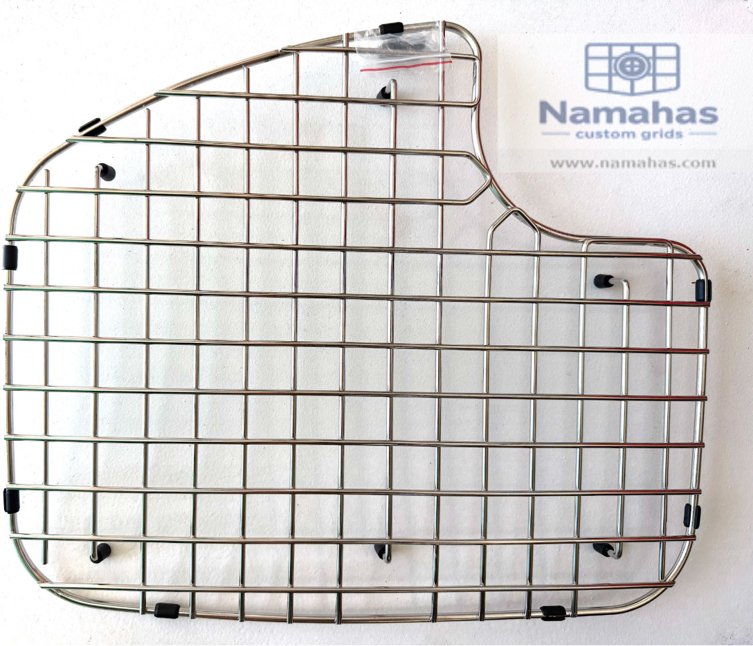 Stainless Steel Bottom Sink Grid (Left Basin) – Compatible with Franke VN-36C-LH, Fits VNX12037 & VNX12045