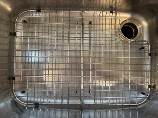 Foldable Stainless Steel Bottom Sink Grid – Compatible with Franke GN28-36C, Fits Europro GNX11028